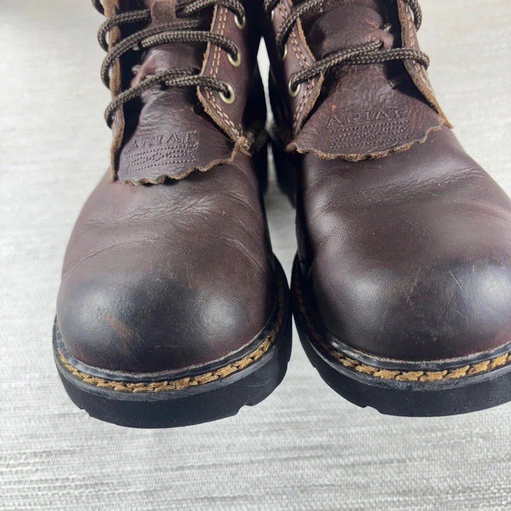 Ariat‎ Canyon Women's Brown Leather Lace Up Casual Chukka Boots Size 7